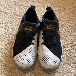 Black and White Velcro Nike Sneakers